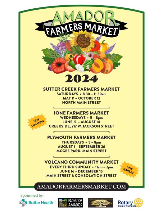 Amador Farmers Market Flyer