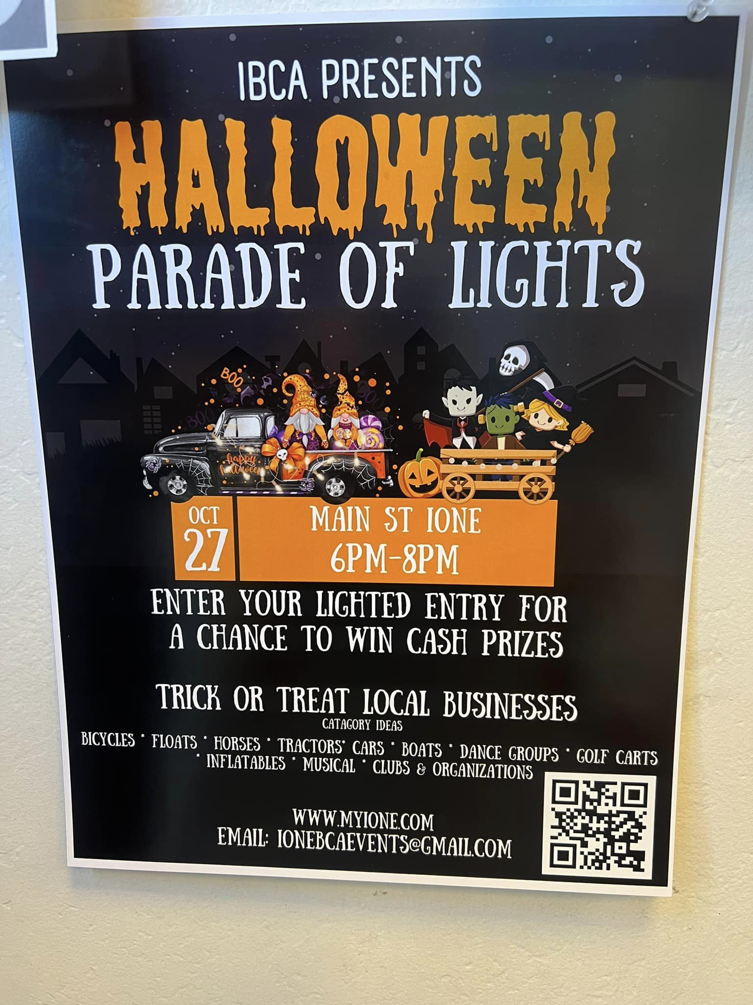 Ione Halloween Parade of Lights