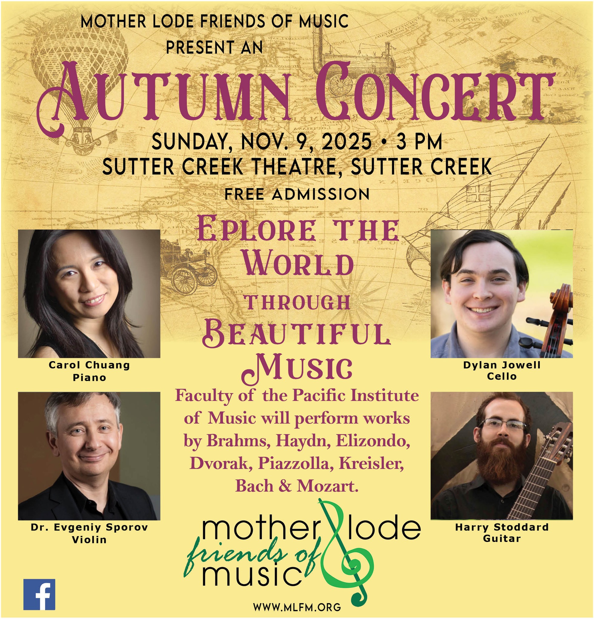 Mother Lode Friends of Music Autumn Concert